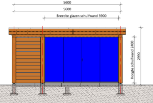 Buitenverblijf vooraanzicht