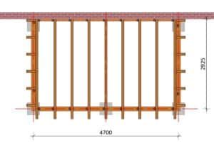 Veranda aan huis - Bovenaanzicht