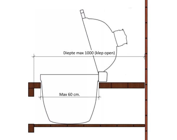 Bouwtekening BBQ Buitenkeuken Joe verdiept - Image 7