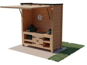 Bouwtekening BBQ Buitenkeuken Smokey Duo